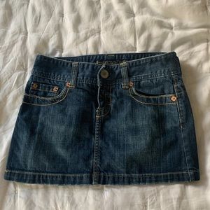 American Eagle mini jean skirt